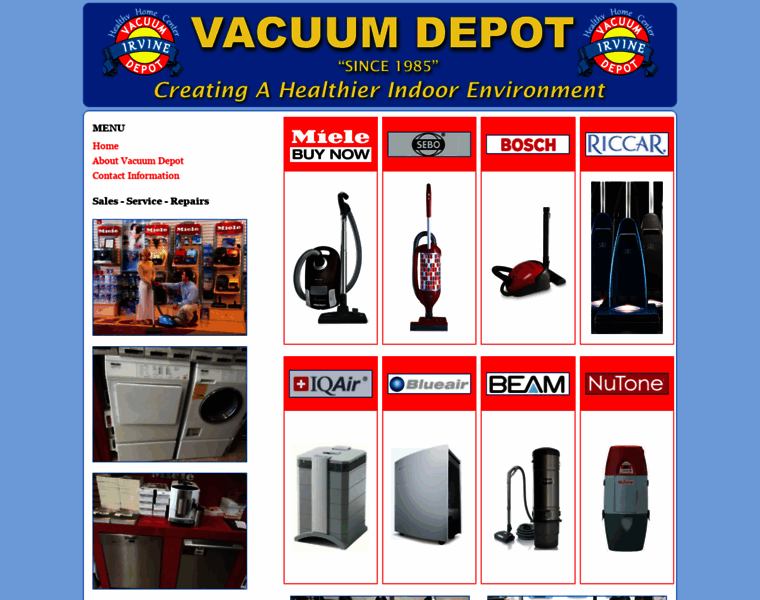 Vacuumdepot.net thumbnail