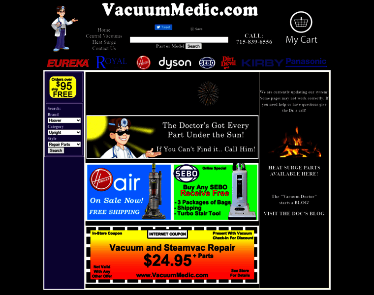 Vacuummedic.com thumbnail