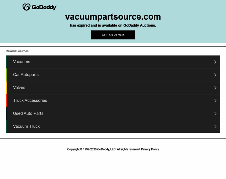 Vacuumpartsource.com thumbnail