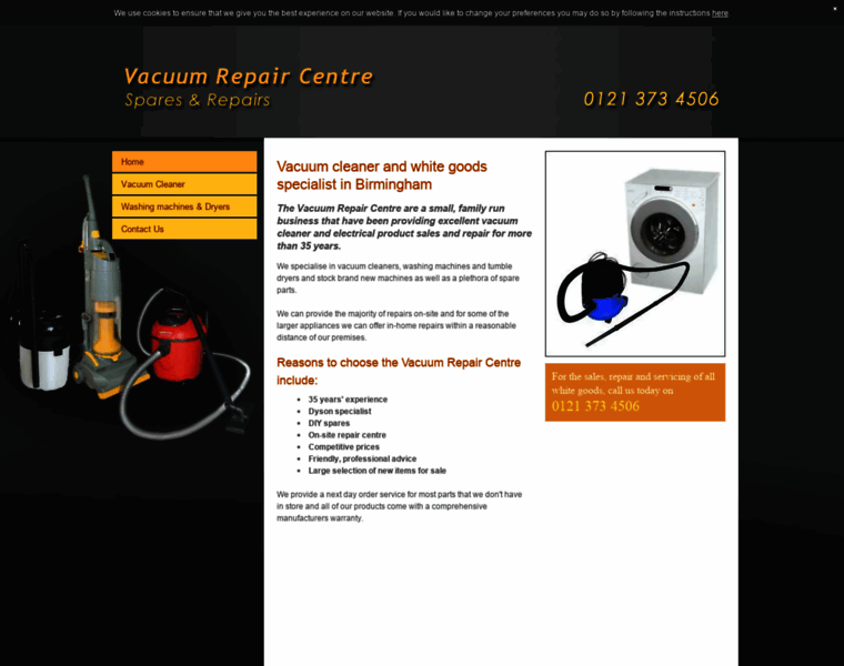 Vacuumrepaircentrebirmingham.co.uk thumbnail
