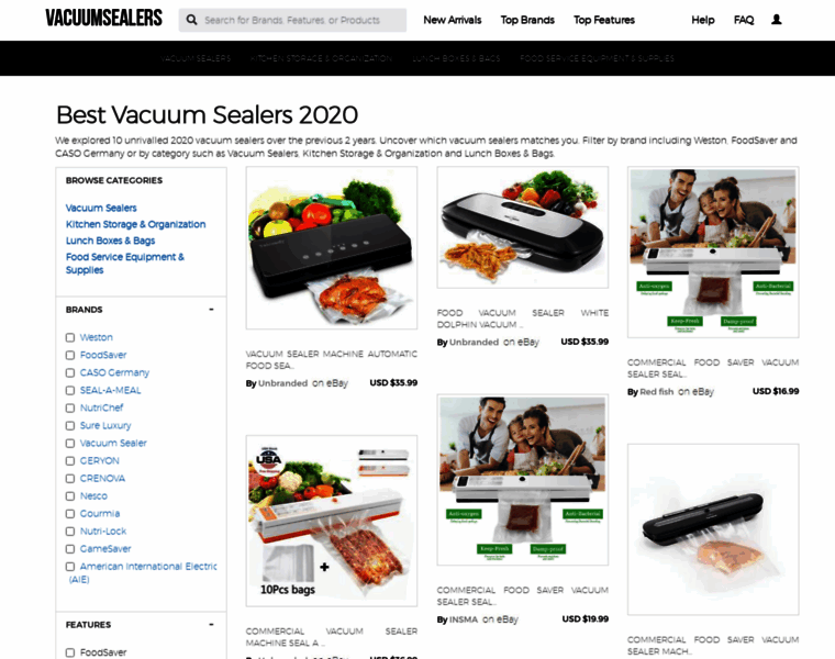 Vacuumsealers.biz thumbnail