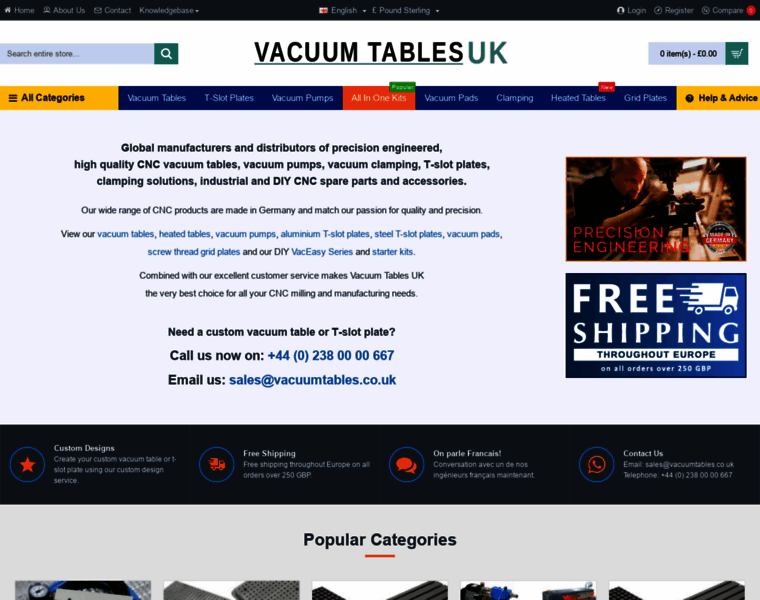 Vacuumtables.co.uk thumbnail