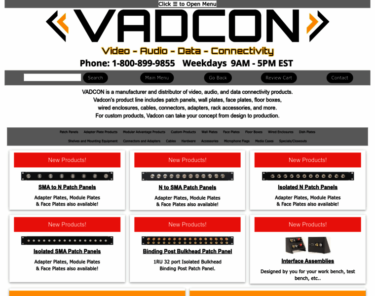 Vadcon.com thumbnail
