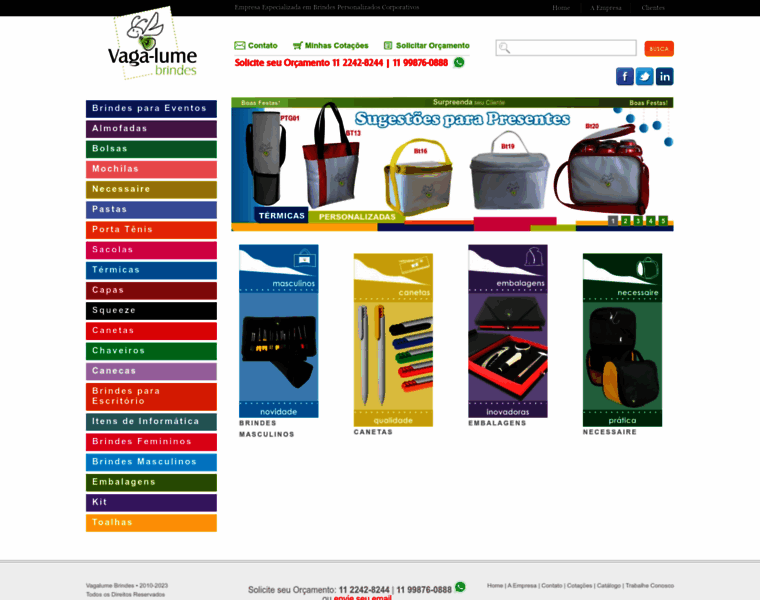 Vagalumebrindes.com.br thumbnail Vagalumebrindes.com.br thumbnail