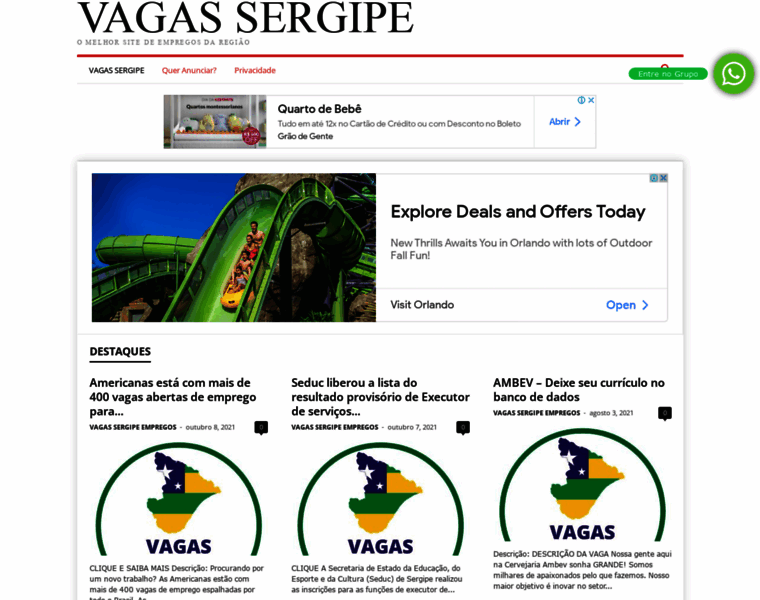 Vagassergipe.com.br thumbnail