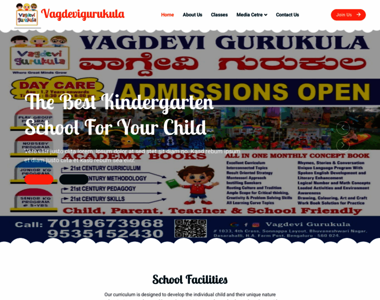 Vagdevigurukula.com thumbnail