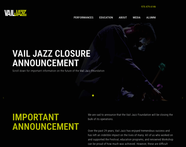 Vailjazz.org thumbnail