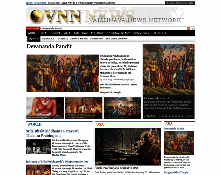 Vaishnava-news-network.org thumbnail