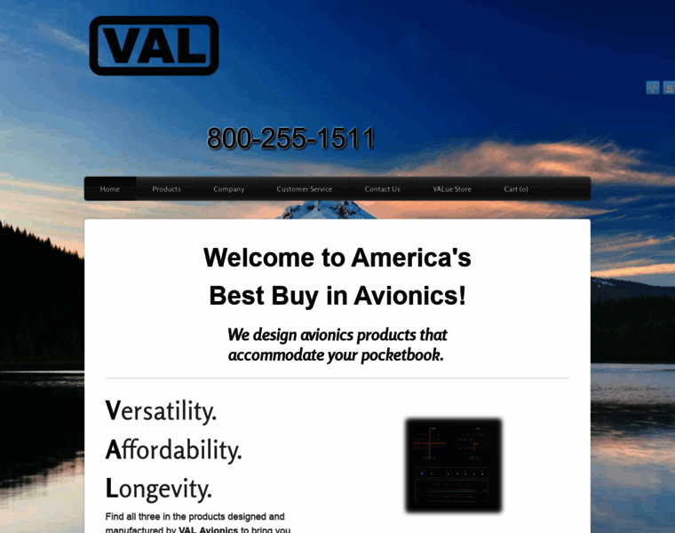 Valavionics.com thumbnail