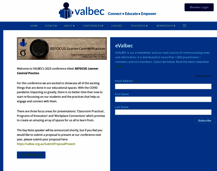 Valbec.org.au thumbnail