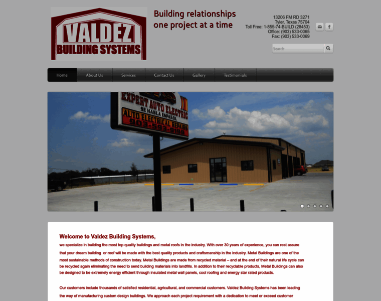 Valdezbuildingsystems.com thumbnail