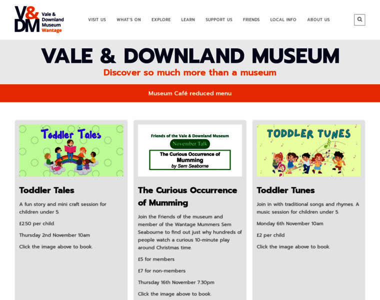 Valeanddownlandmuseum.org.uk thumbnail