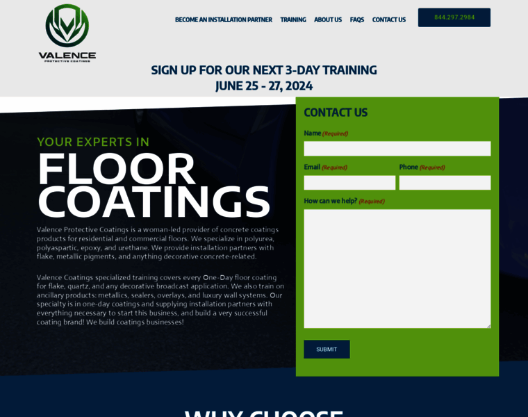 Valencecoatings.com thumbnail