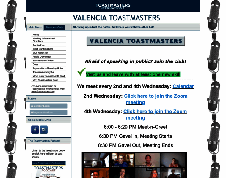 Valenciatoastmasters.com thumbnail