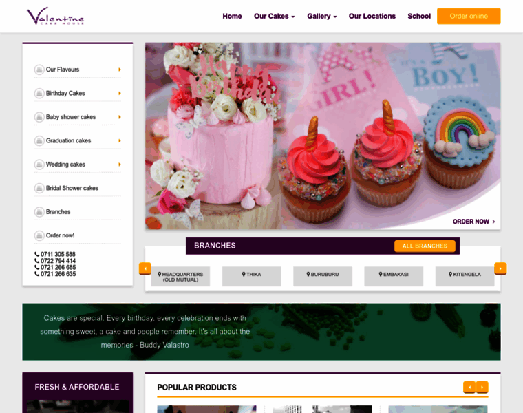 Valentinecakehouse.co.ke thumbnail