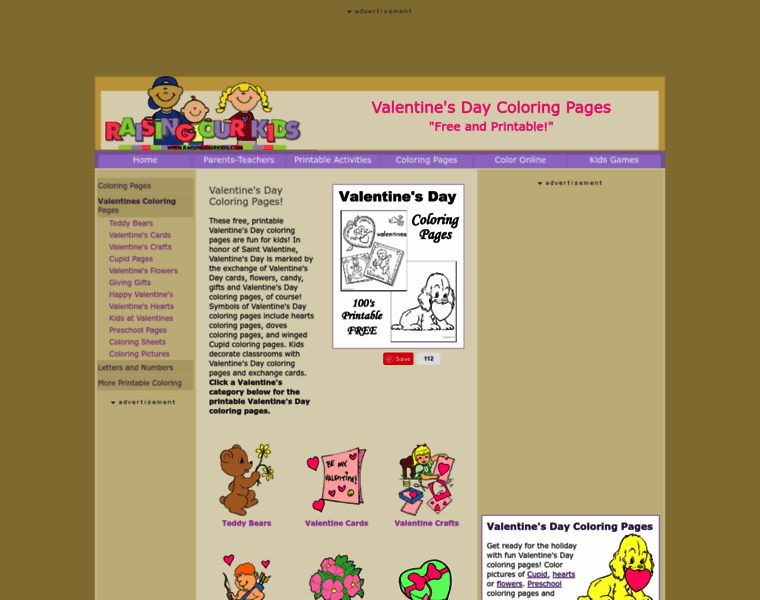 Valentines-coloring.com thumbnail