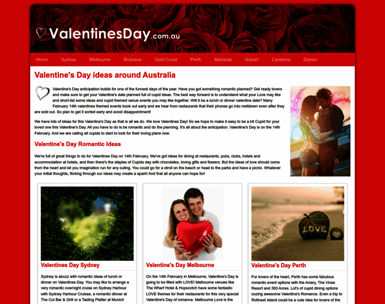 Valentinesday.com.au thumbnail