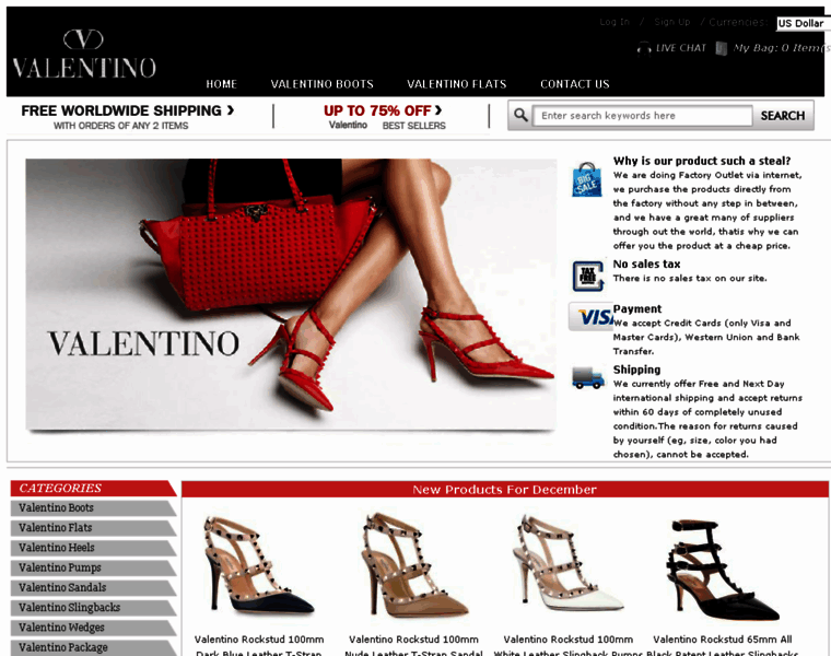 Valentinoshoe.com thumbnail