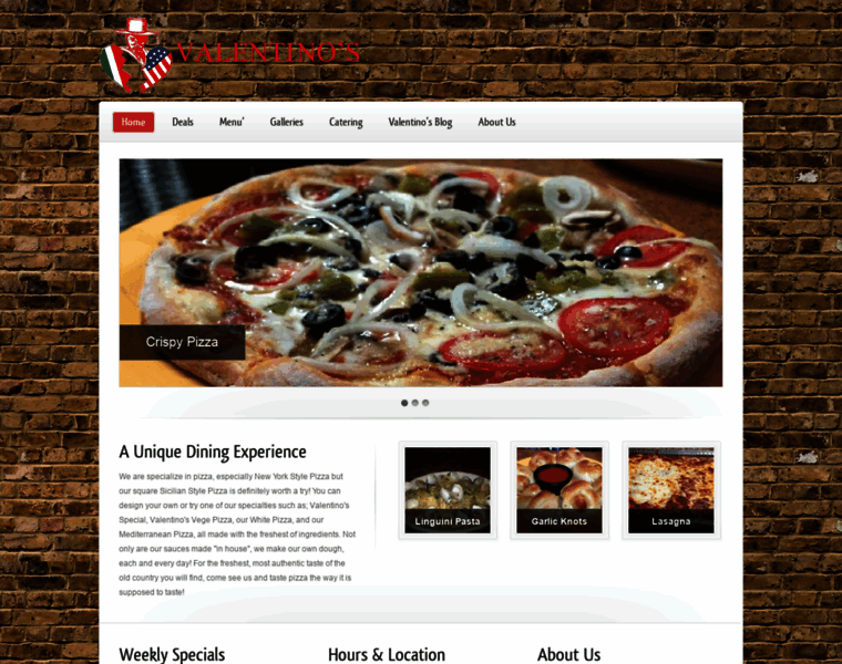 Valentinospizzas.com thumbnail
