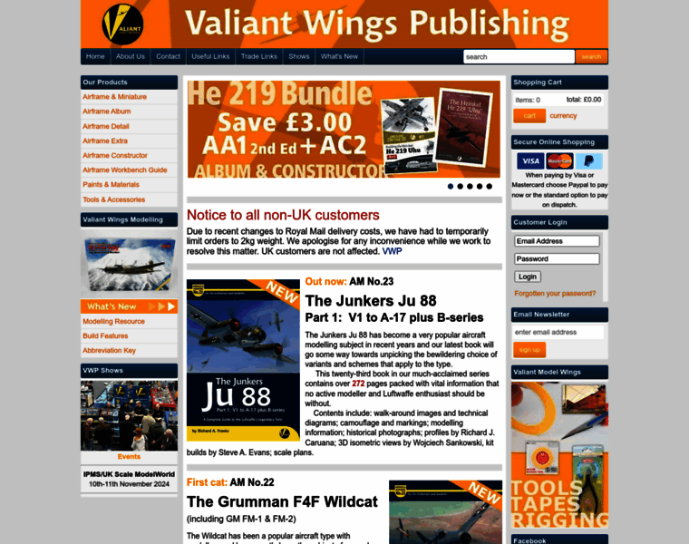 Valiant-wings.co.uk thumbnail