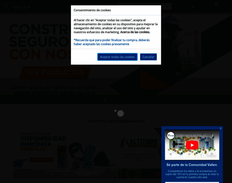 Vallen.com.mx thumbnail