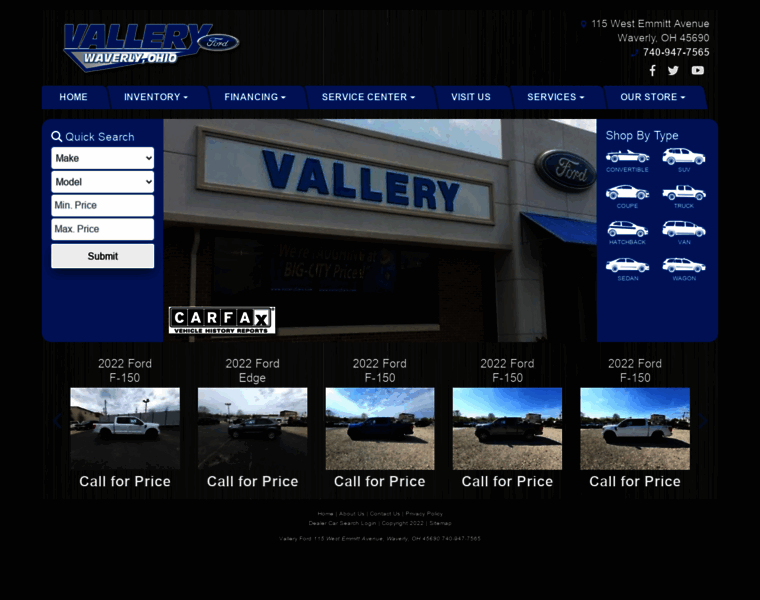 Vallerycars.com thumbnail