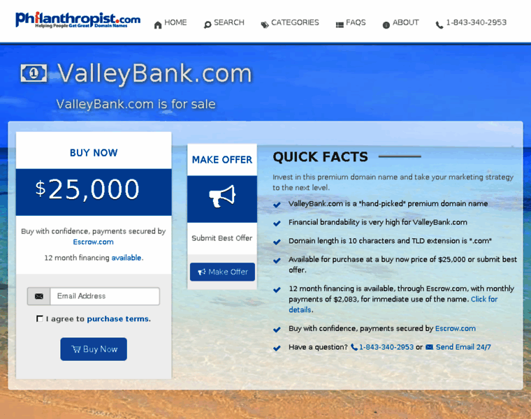 Valleybank.com thumbnail
