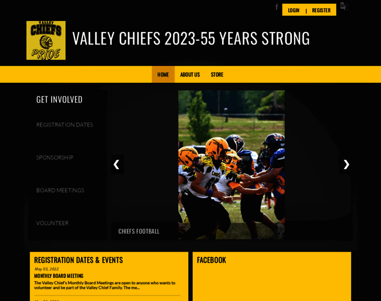 Valleychiefs.org thumbnail