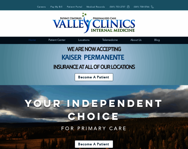 Valleyclinics.com thumbnail