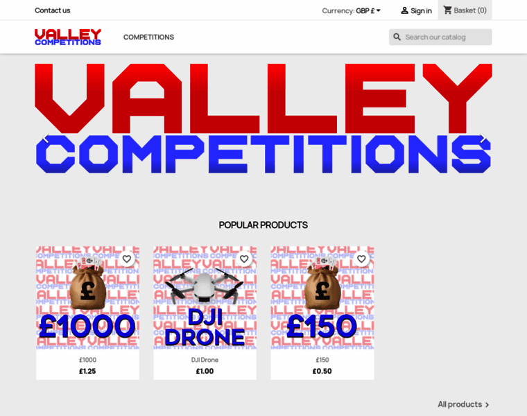 Valleycompetitions.co.uk thumbnail