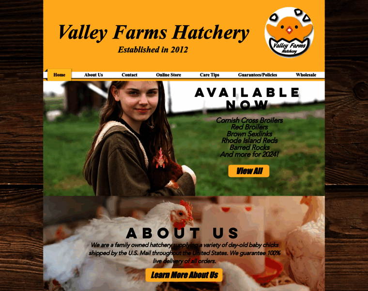 Valleyfarmshatchery.com thumbnail