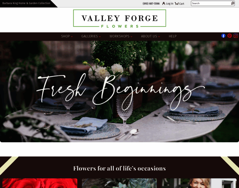 Valleyforgeflowers.com thumbnail