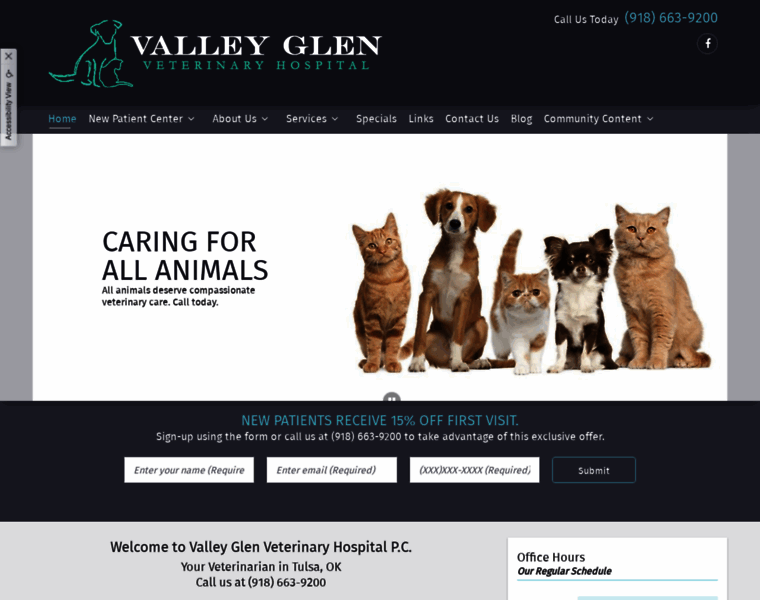 Valleyglen-vet.com thumbnail