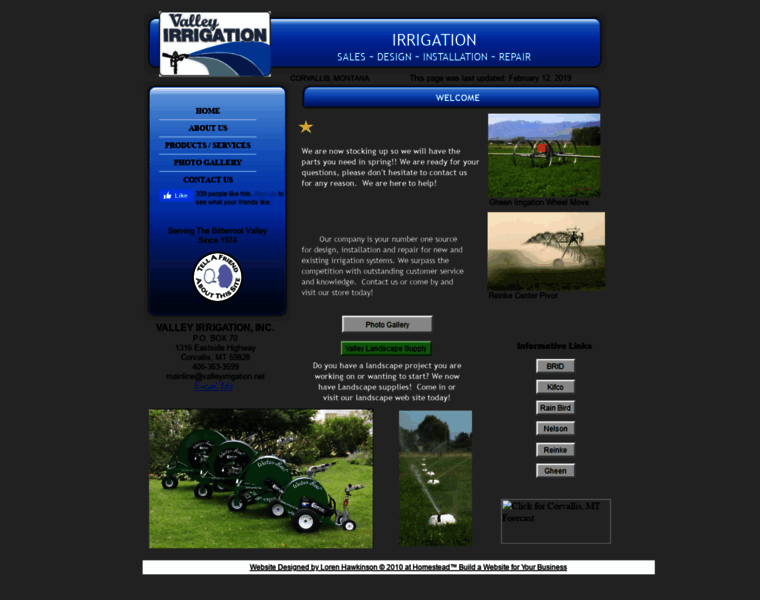 Valleyirrigation.net thumbnail