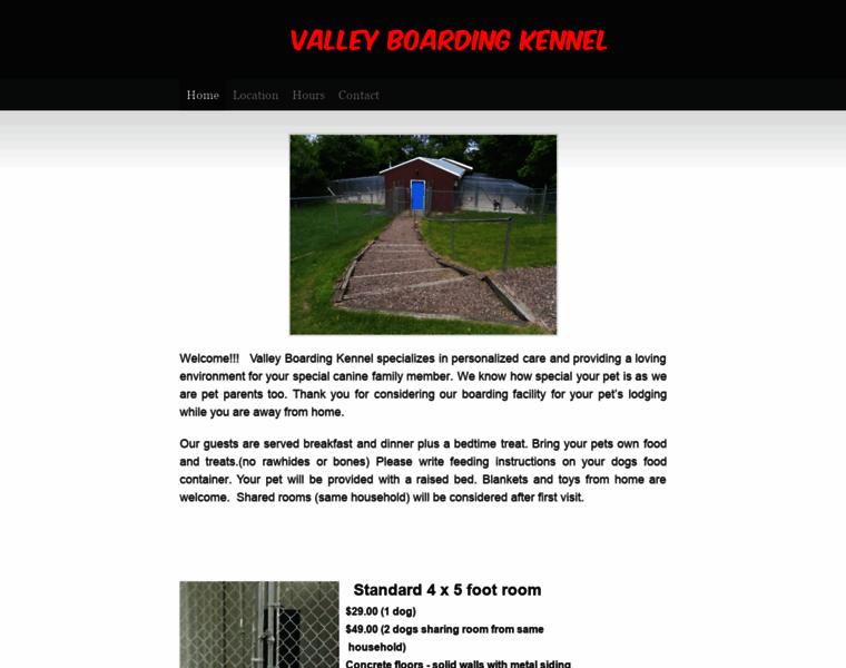 Valleykennel.com thumbnail