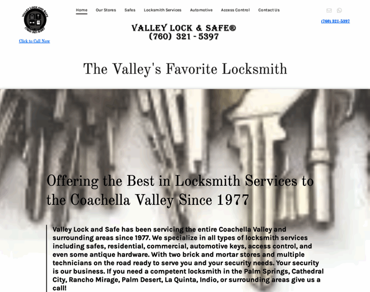 Valleylock.com thumbnail