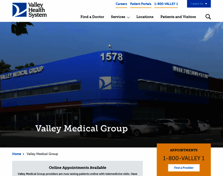 Valleymedicalgroup.com thumbnail