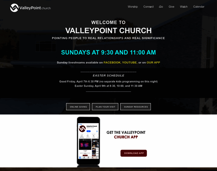 Valleypointchurch.com thumbnail