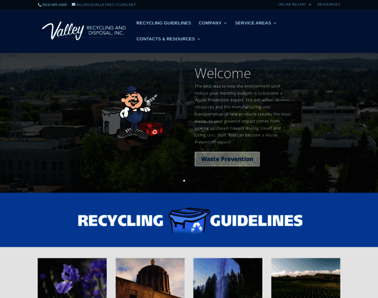 Valleyrecycling.net thumbnail