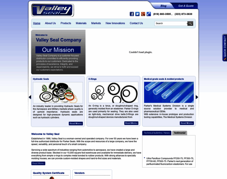 Valleyseal.com thumbnail