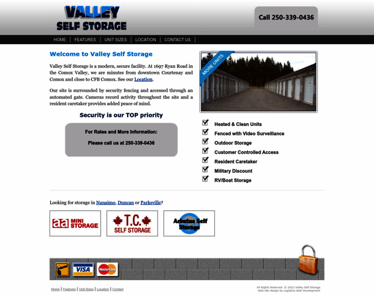 Valleyselfstorage.ca thumbnail