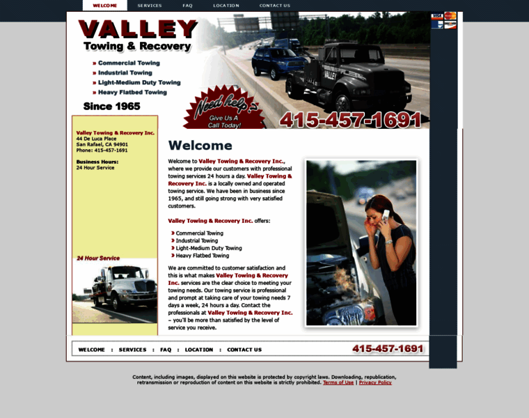 Valleytowingandrecovery.com thumbnail