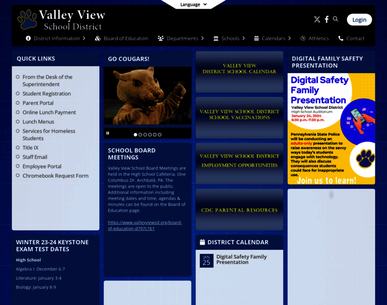 Valleyviewsd.org thumbnail