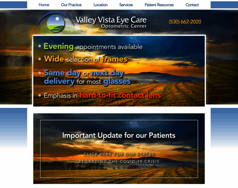 Valleyvistaeyecare.com thumbnail