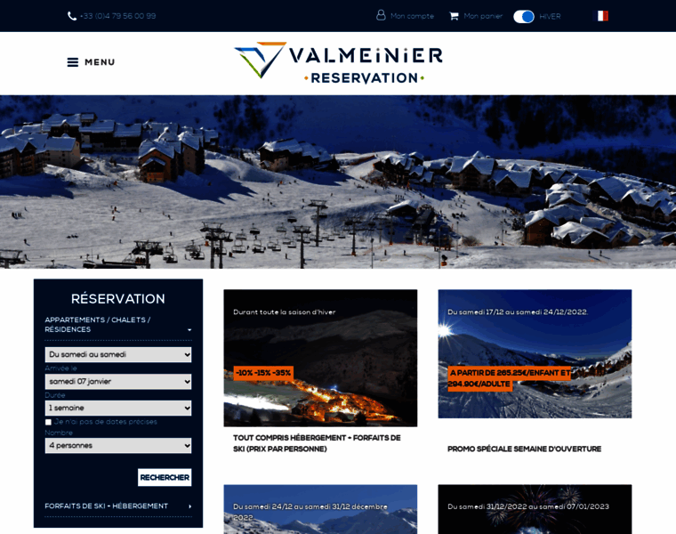 Valmeinier-reservation.com thumbnail