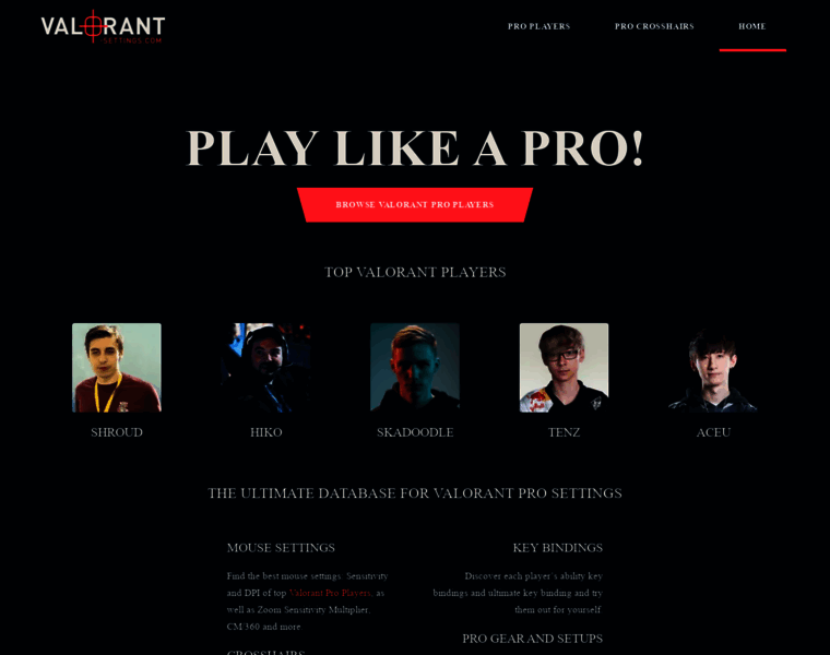 Valorant-settings.com thumbnail