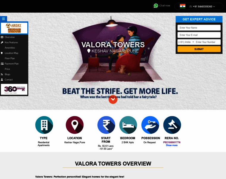Valoratowers.co.in thumbnail