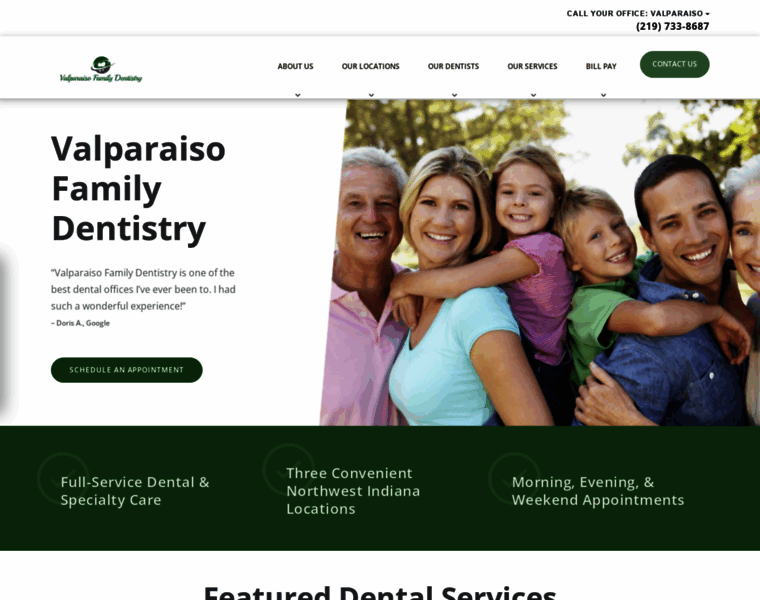 Valparaisofamilydentistry.com thumbnail