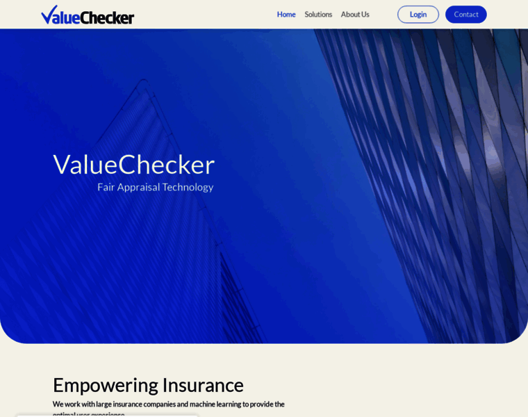 valuechecker.ai at WI. ValueChecker | Fair Appraisals Made Simple