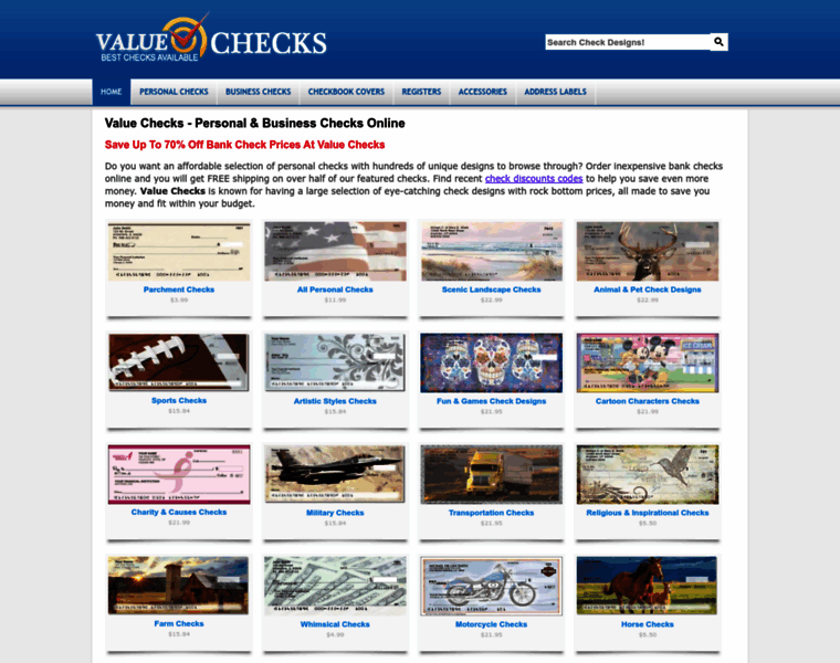 Valuechecks.net thumbnail